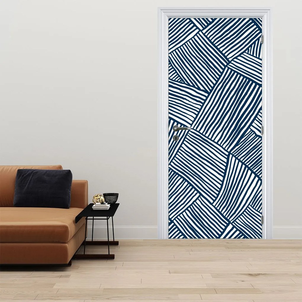 Fototapet pentru ușă - Linie 3D (95x205cm)