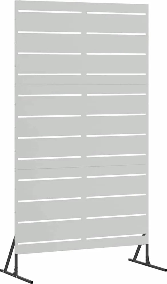 vidaXL Ecran de intimitate Gri 100 x 50 x 180 cm Oțel