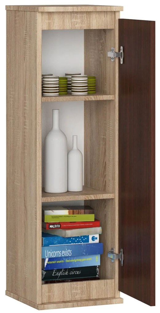 Dulap de perete Wren (stejar sonoma + wenge). 1069088