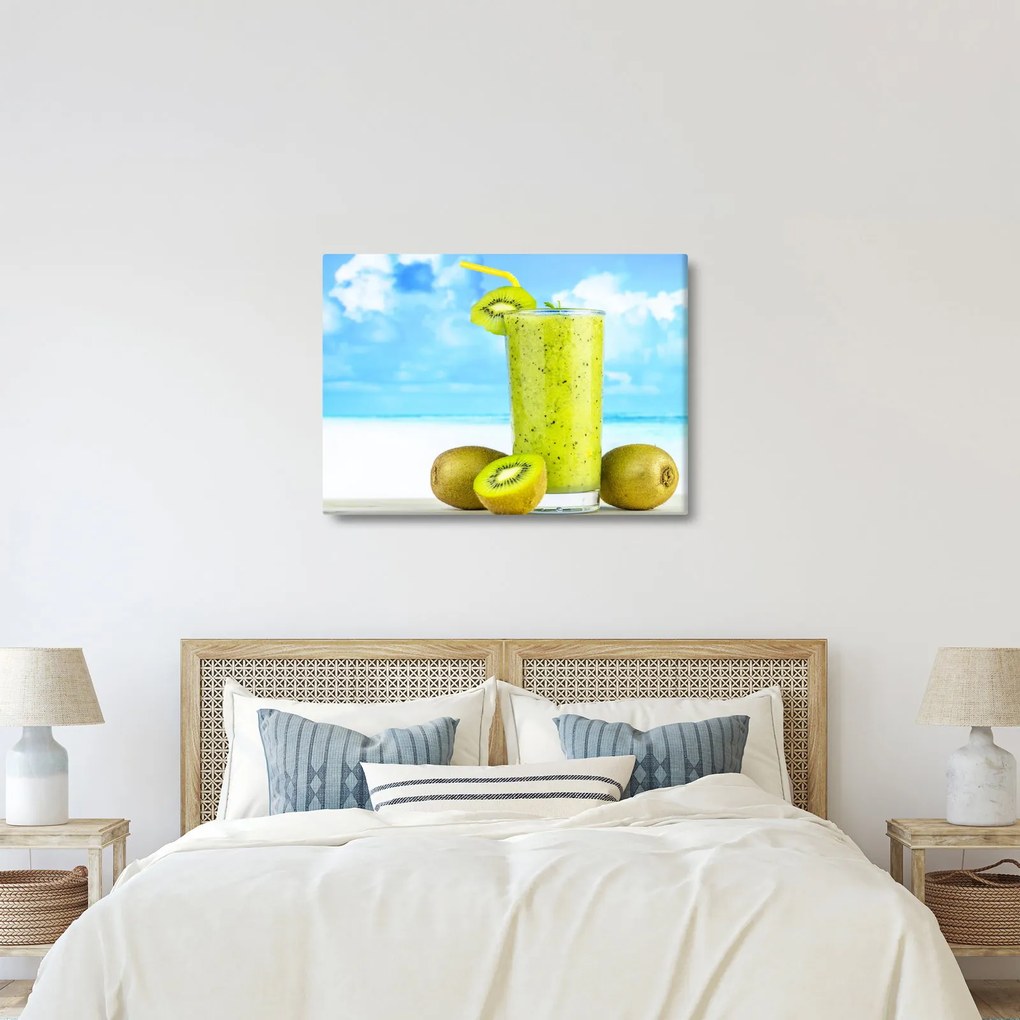 Tablou - smoothie kiwi (70x50 cm)