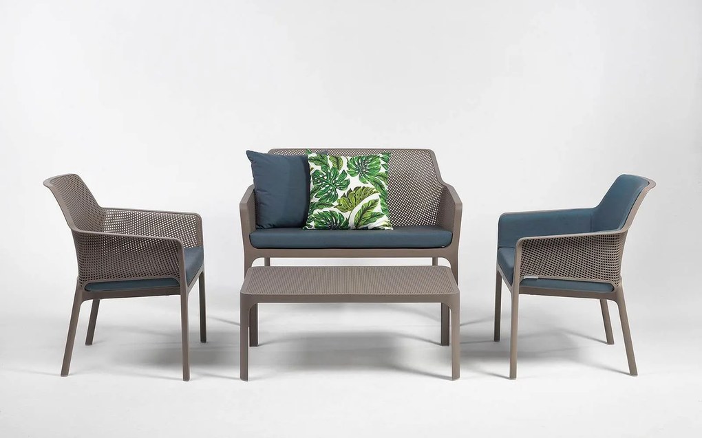 Banca Exterior Nardi - Net Bench, Bianco