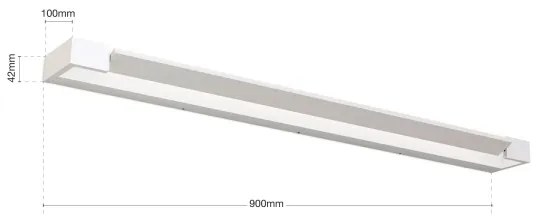 Aplică LED pentru oglindă Orion Soff 3-481 MARILYN LED/24W/230V 90 cm IP44 alb