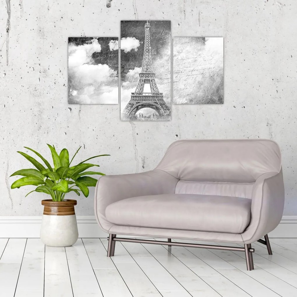 Tablou - Carte poștală de epocă a orașului N⁰3 (90x60 cm)