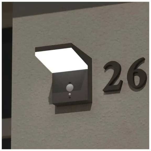 Aplică LED solară cu senzor LED/4,4W/3,7V 2200 mAh IP44