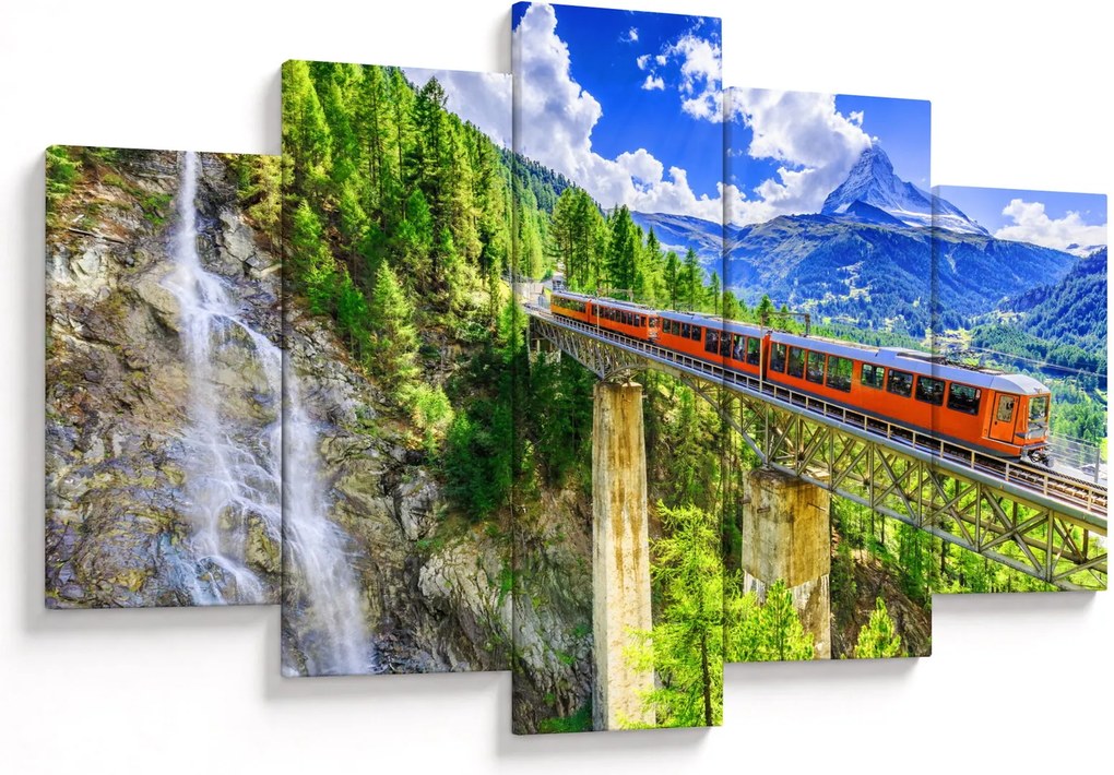 Tablou - Matterhorn, Zermatt, Valais, Elveția (150x105 cm)