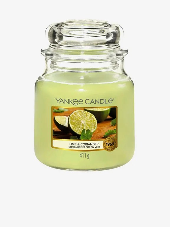 Yankee Candle verzi parfumata lumanare Lime & Coriander Classic mijlocie