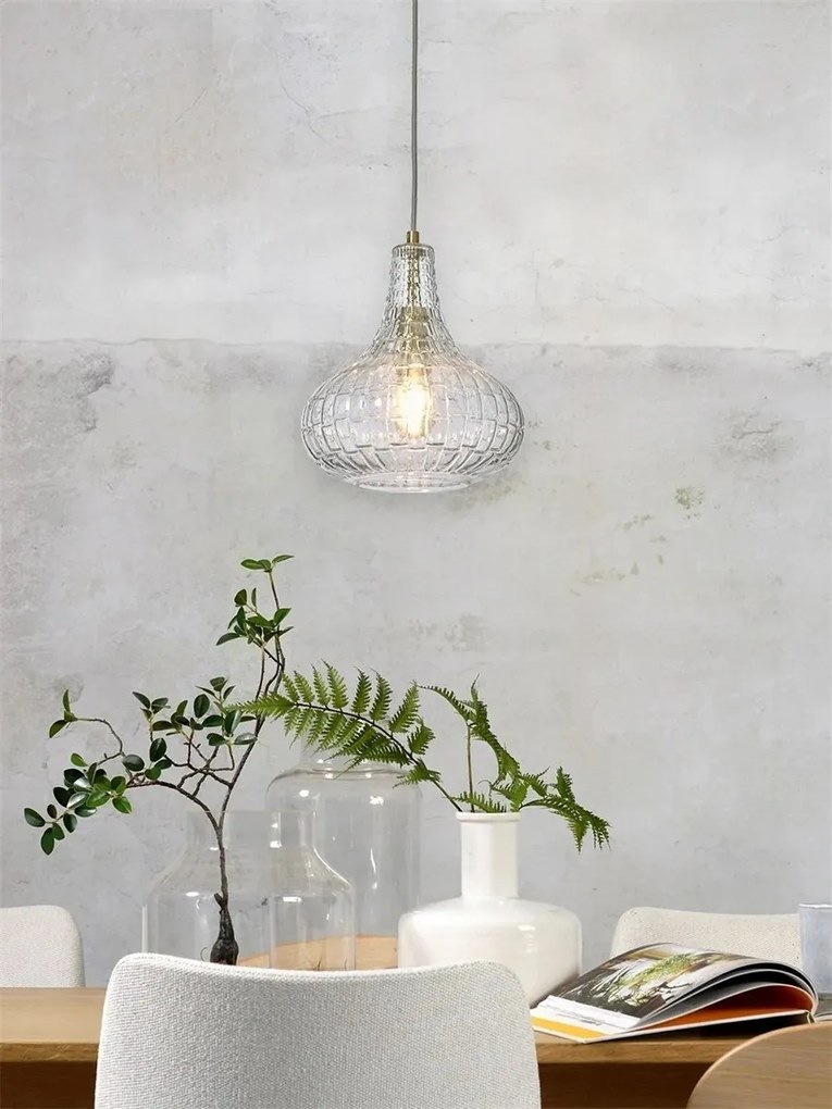 Pendul design modern Venice drop clar