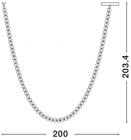 Lustra LED suspendata, deosebita design lux PERLA