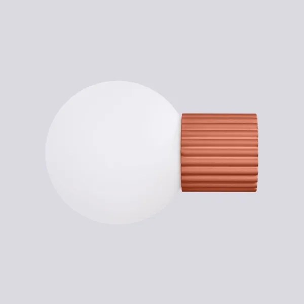 Aplică pentru baie Sollux SL.1727 HALO 1xG9/8W/230V IP44 portocaliu