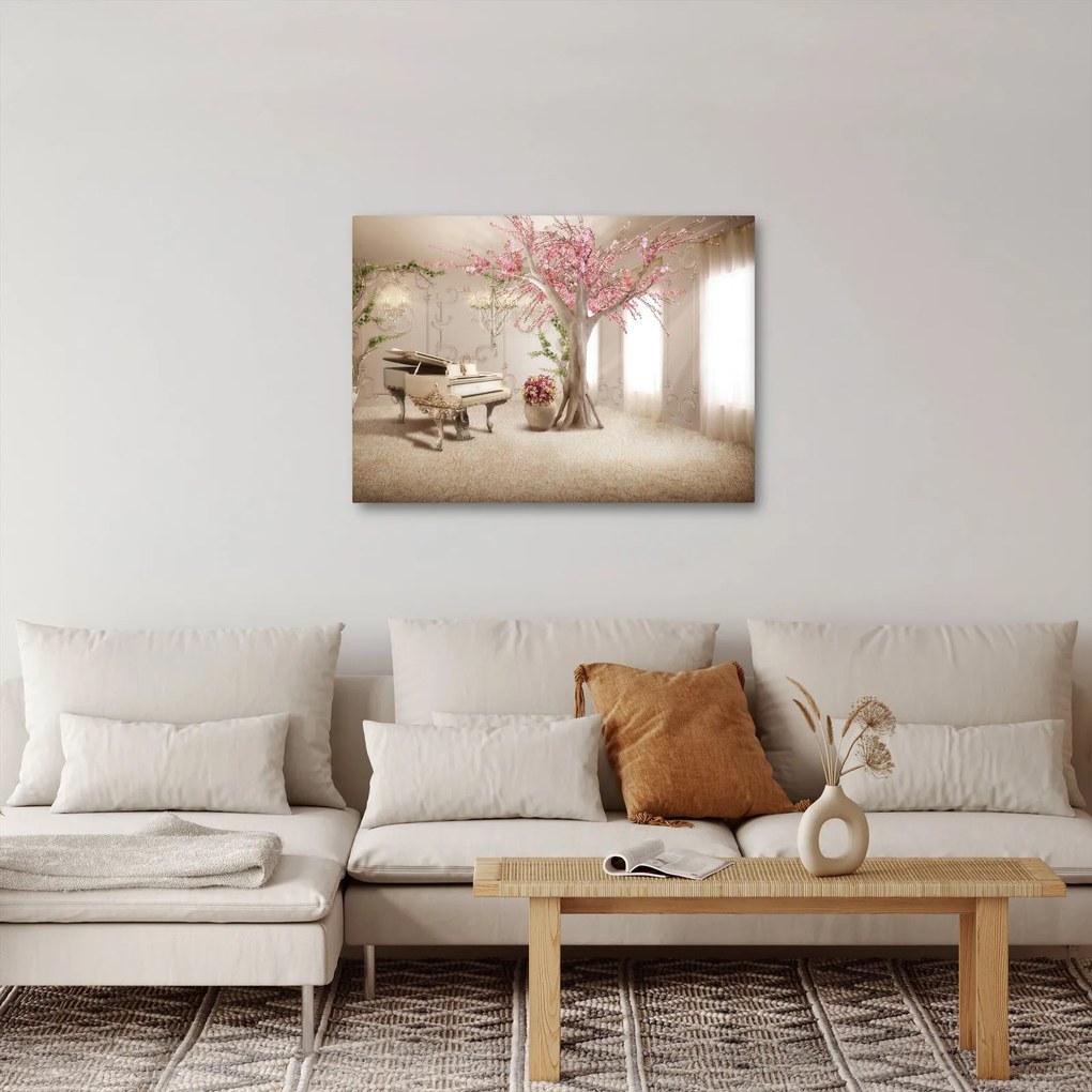 Tablou - Interior de vis cu pian (70x50 cm)