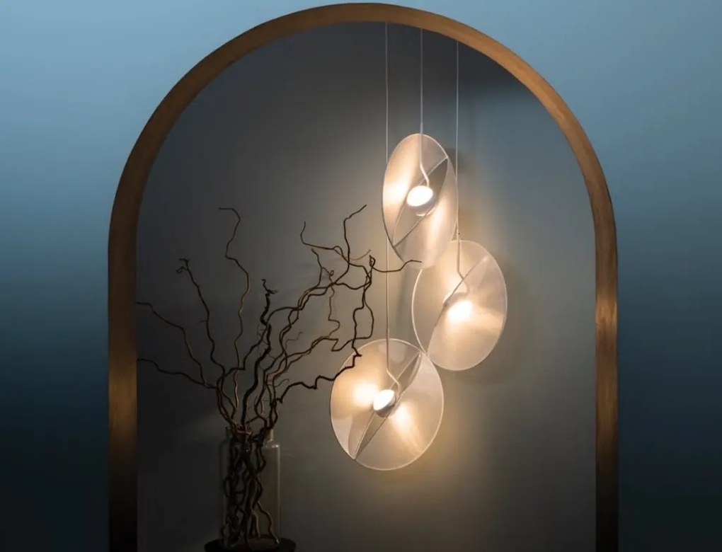 Lustra cu 3 pendule LED design deosebit Reflex