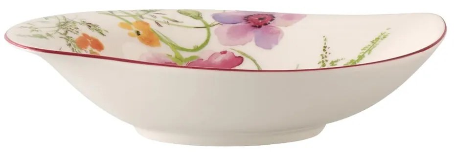 Bol din porțelan Villeroy &amp; Boch Mariefleur Serve, 21 x 18 cm, motiv floral, multicolor