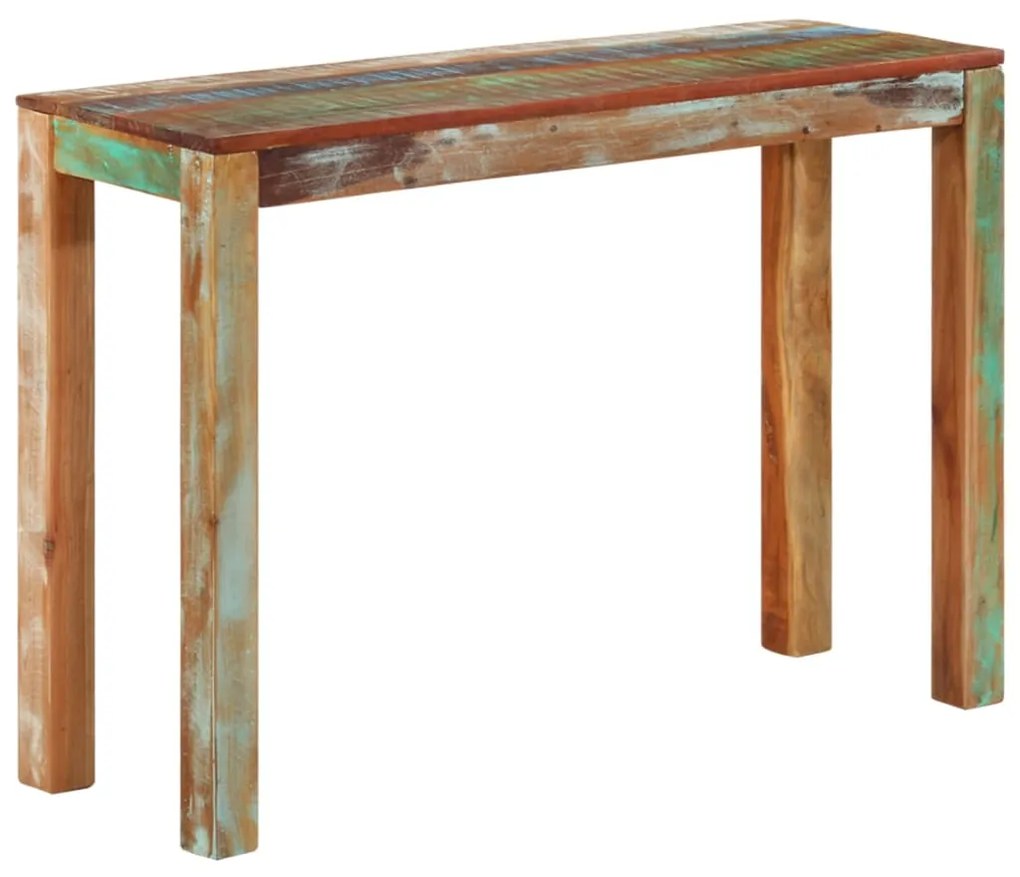 337271 vidaXL Masă consolă, 110x35x76 cm, lemn masiv reciclat