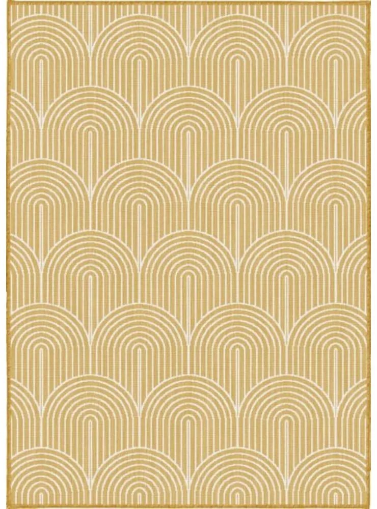 Covor de exterior galben ocru 80x150 cm Pangli Ochre – Hanse Home