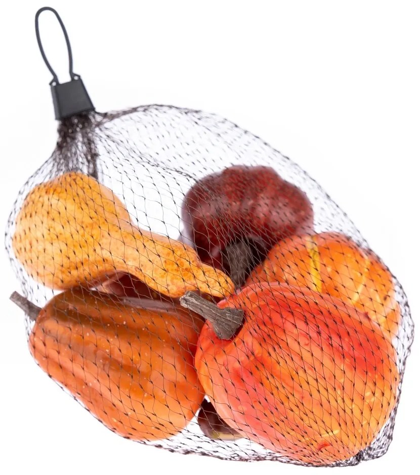 Set de dovleci artificiali decorativi, 6 buc.