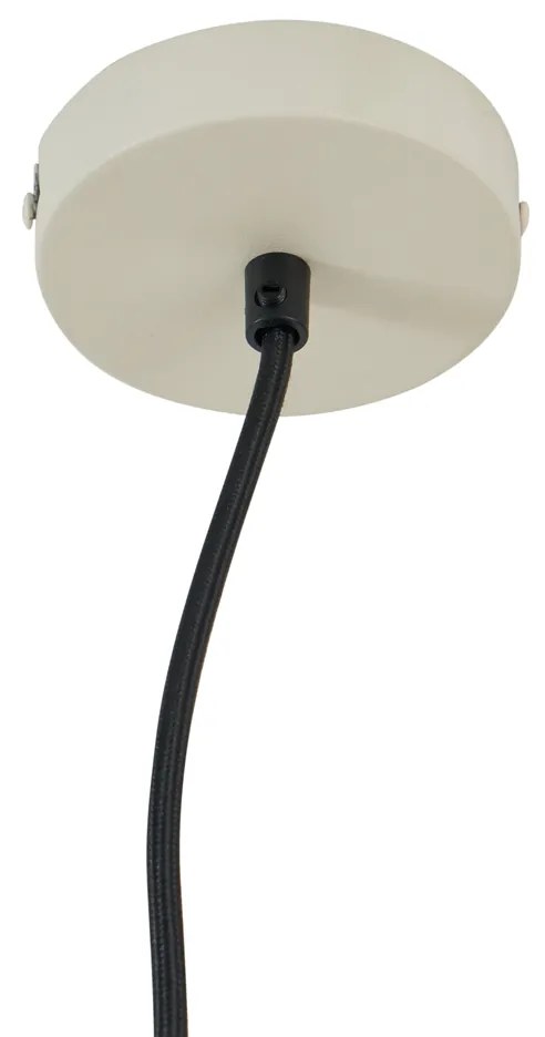 Lampă suspendată industrială bej cu 4 lumini - Cage Rack