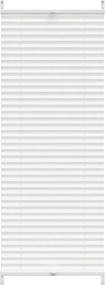 vidaXL Jaluzea plisse, alb, 50x100 cm, pliuri