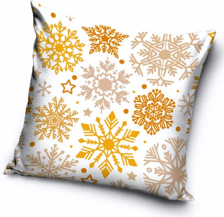 Față de pernuță FULGI ÎNGHEȚAȚI 40 x 40 cm