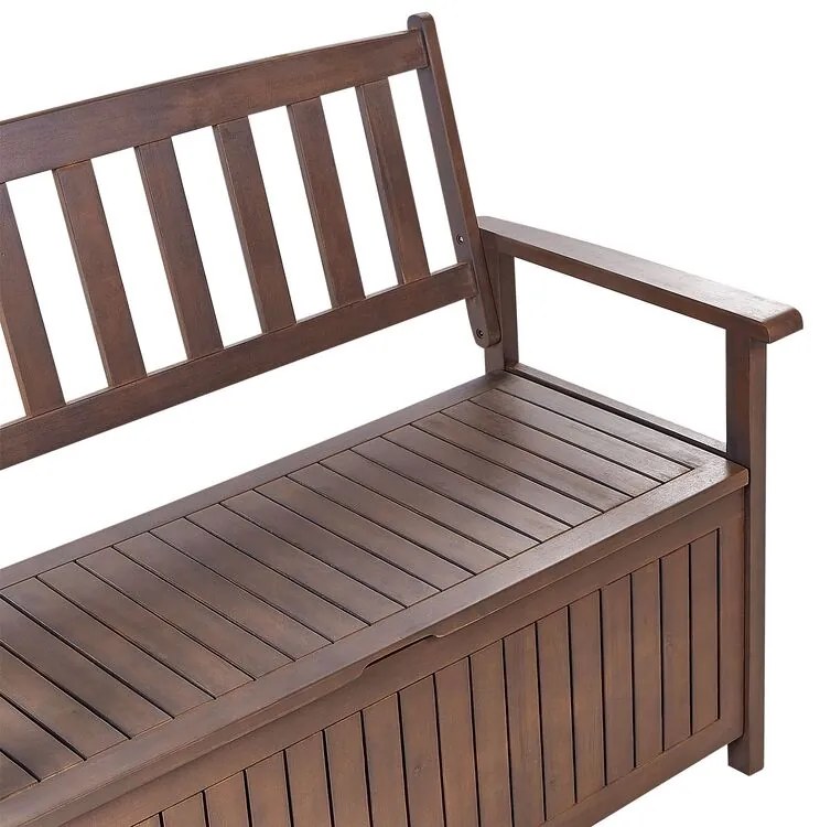 Bancă de grădină Sefu (lemn închis) (cu sp. depozitare)). 1075974