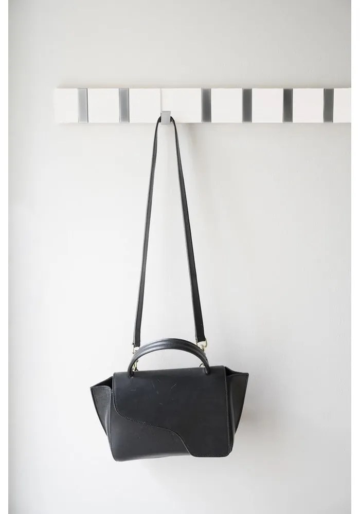 Cuier de perete negru din lemn de stejar Confetti – Rowico