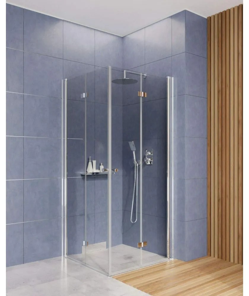 Usa sticla dus rabatabila 100 cm crom Deante Kerria plus 1000x2000 mm