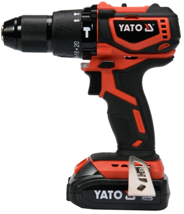 Mașina de găurit și înșurubat cu acumulator fără carbon 18V YT-82796