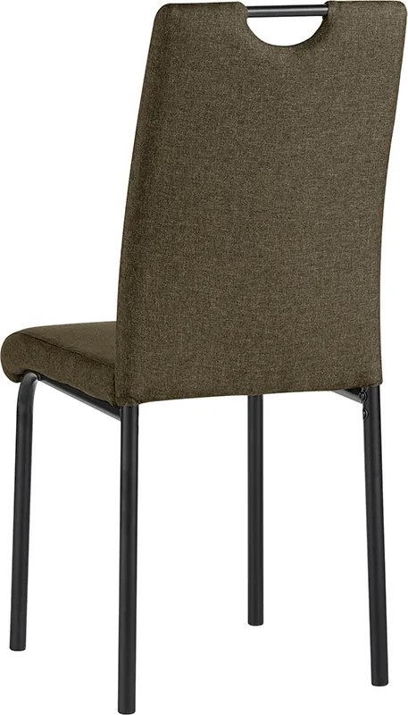 Scaun de sufragerie, maro/ metal, JONKA