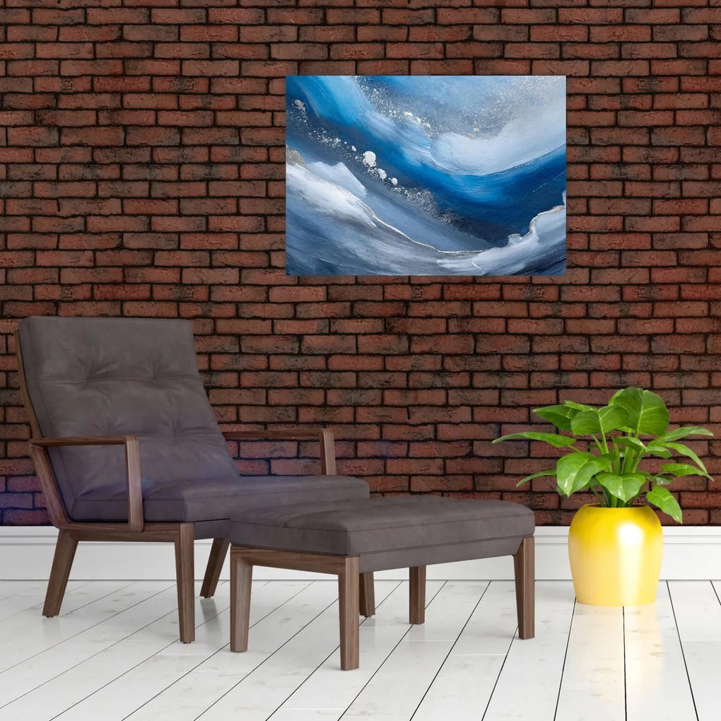 Tablou - Abstractizarea oceanului (70x50 cm)