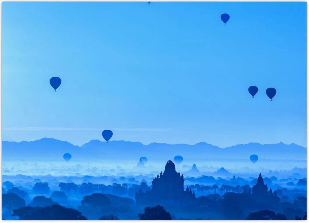 Tablou - Peisaj și săgeți (70x50 cm)