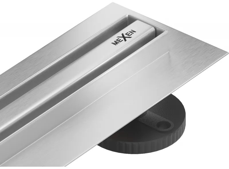 Mexen Flat 360° Slim scurgere liniară rotativă 70 cm, Crom - 1041070