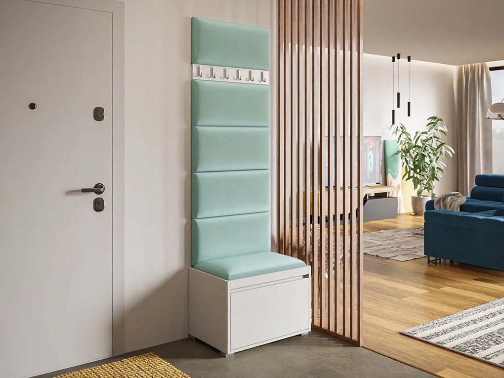 Mobilier pentru hol Kendora 60 (cu 6 buc panouri tapițate Pazara 60x30) (manila 11). 1054017