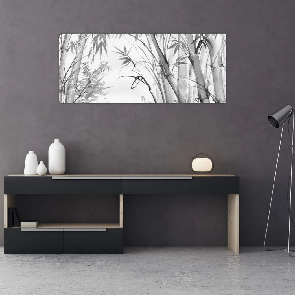 Tablou - Pădure de bambus (120x50 cm)