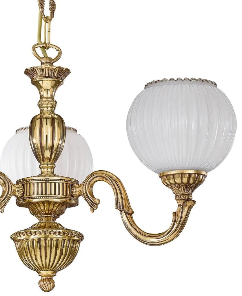 Candelabru din alama cu 3 brate design italian 9350