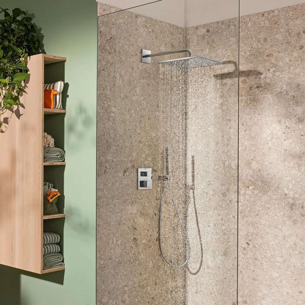 Grohe Precision Cube set de dus ascuns cu termostat da crom 34879000