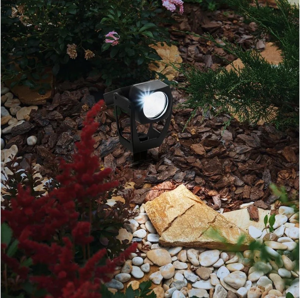 Eglo 48719 - Proiector solar LED, 0,1 W, 3,2 V, 1000 mAh, IP44