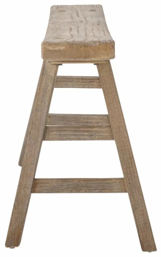 Consola natur, din lemn de pin reciclat, Lindon