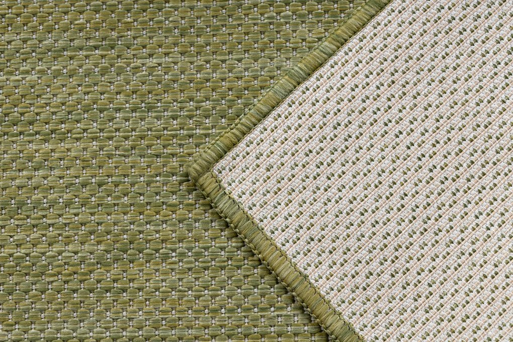 Covor, traversa SISAL SION A5165A Melanj țesute plate verde