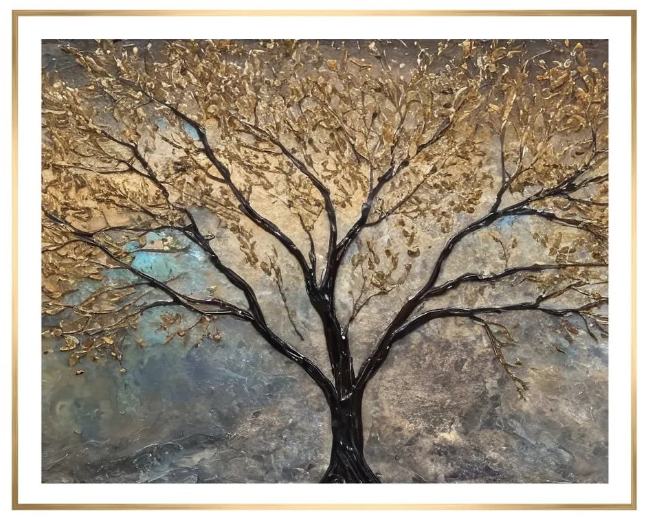 Tablou 40x50 cm Golden Tree – knor