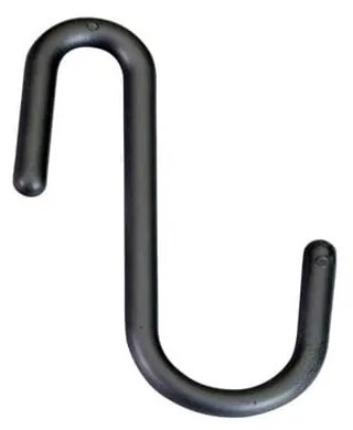 Cârlige negre/gri 6 buc. de agățat din plastic City – Metaltex