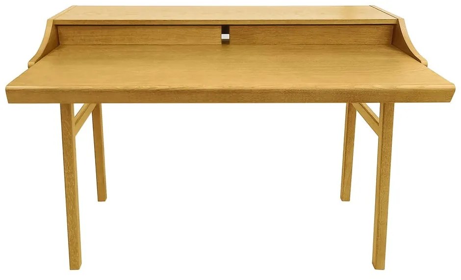 Birou de tip secretaire cu aspect de lemn de stejar 44x115 cm Carteret – Woodman