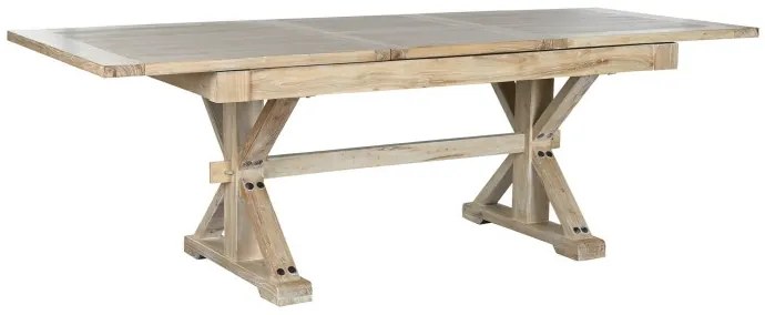 Masa dining extensibila, din lemn reciclat, Elora