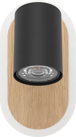 Eglo 901631 - Aplica de perete tip spot RIMBOCCHI LED/7W/230V maro/negru