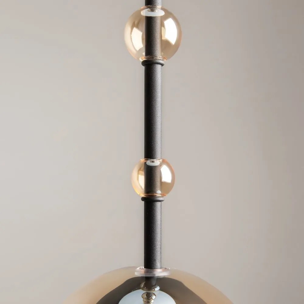 Pendul design modern decorativ Ros negru