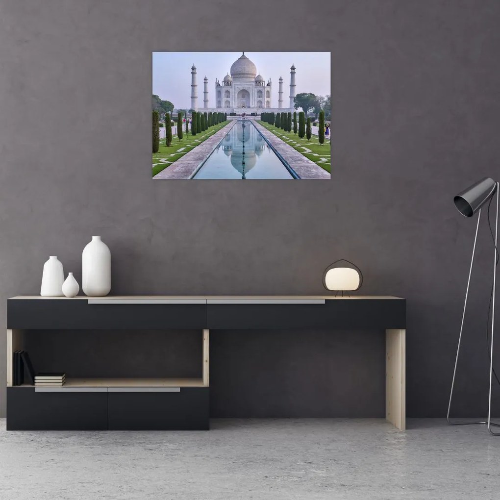 Tablou - Taj Mahal în răsăsrit de soare (70x50 cm)