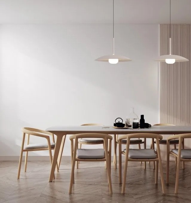 Lustra/Pendul LED design modern LIDIA alb MA-8979