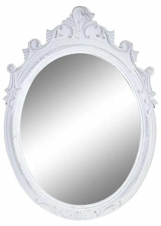 Oglindă de perete dkd home decor mdf alb (50 x 2 x 70 cm)