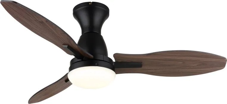 Lustra LED cu ventilator si telecomanda GALE negru 03671B GL