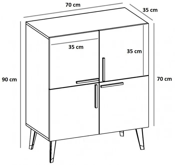 Consola Makro Alb