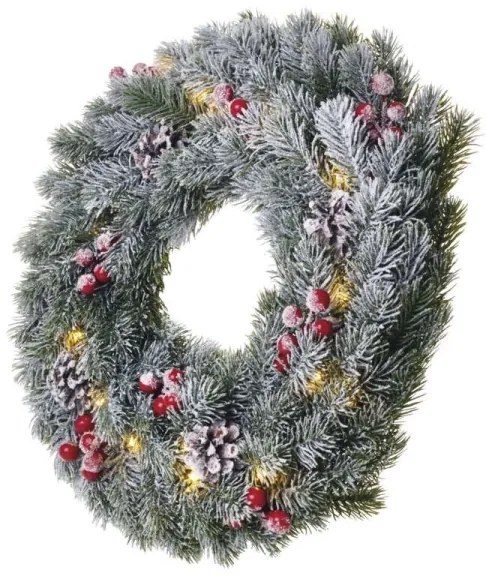 Decorațiune LED de Crăciun 20xLED/2xAA d. 38 cm