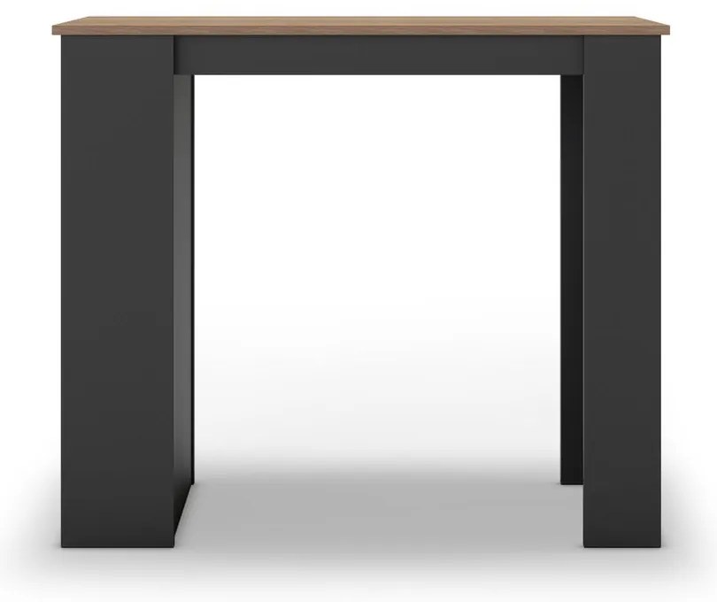 Masă de bar cu blat cu aspect de lemn de stejar 47x120 cm Peru – Marckeric